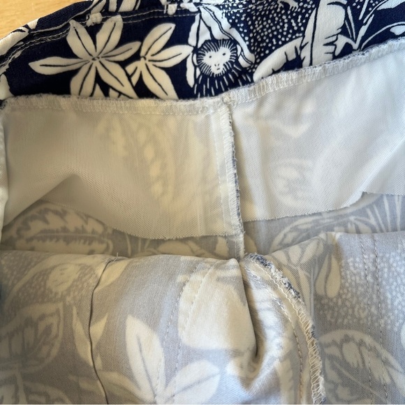 J MCLAUGHLIN MASIE PANTS 6 PULL ON CROPPED MONKEY BOTANICAL COASTAL GRANDMA CHIC - Picture 11 of 12